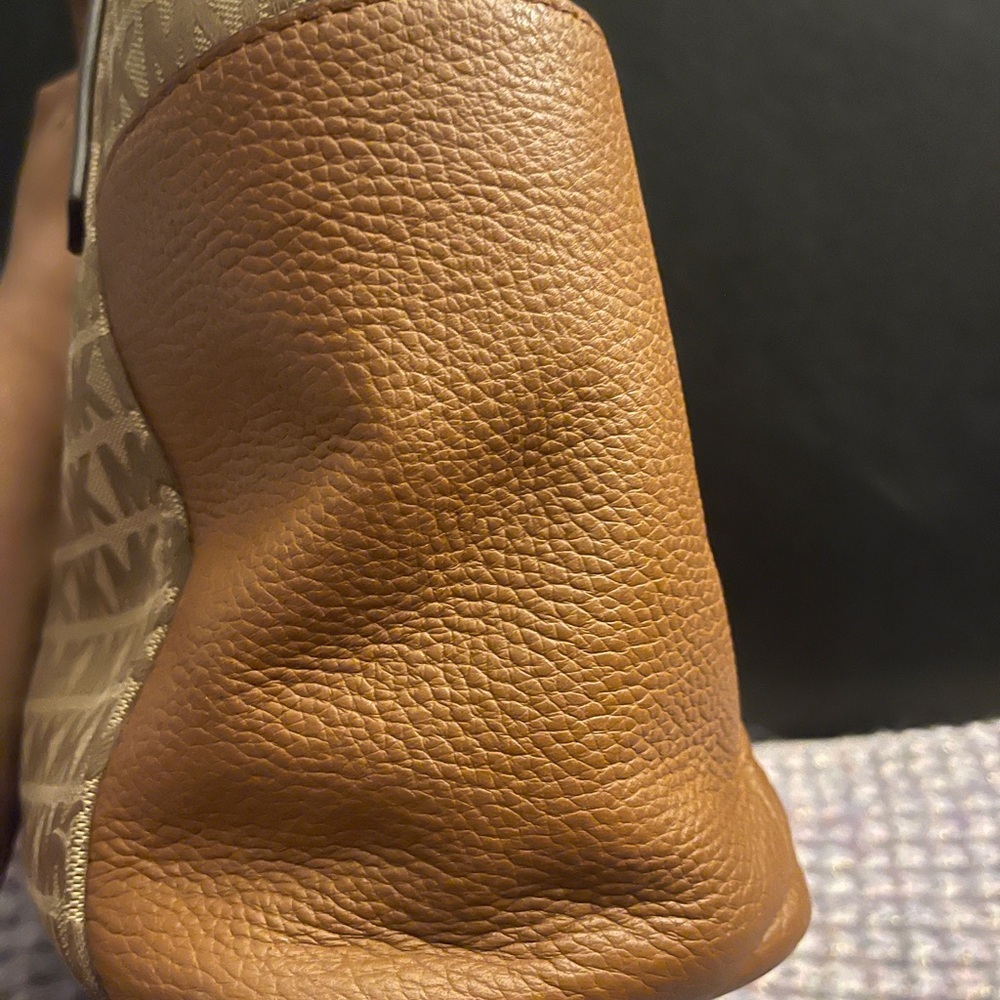 Michael Kors Brown MK Logo Tote - Picture 5 of 16